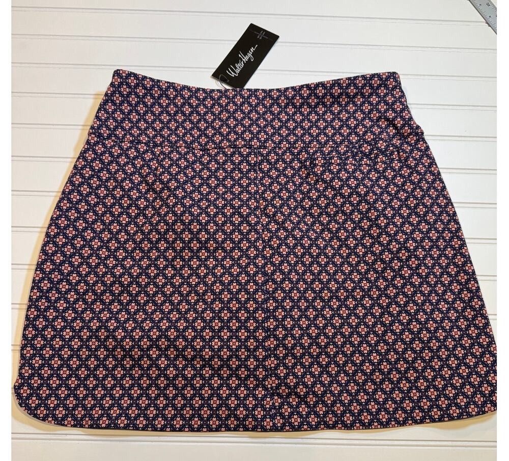Walter Hagen Sculpt pull-on skort. Size Large. 17" foulard ether. golf